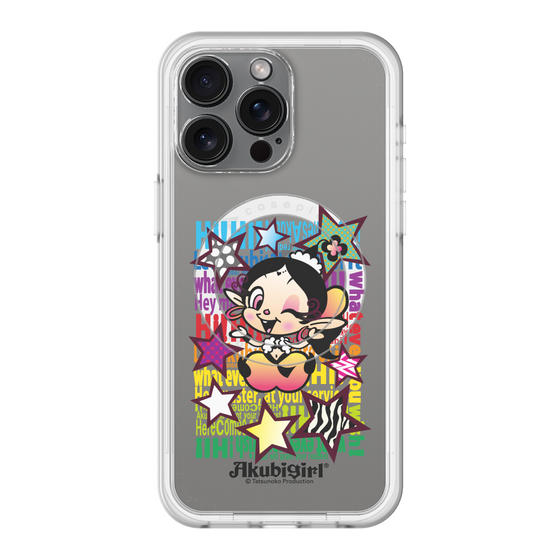 スリムプロテクションプレミアムケース with MagSafe［ アクビガール - スター ］