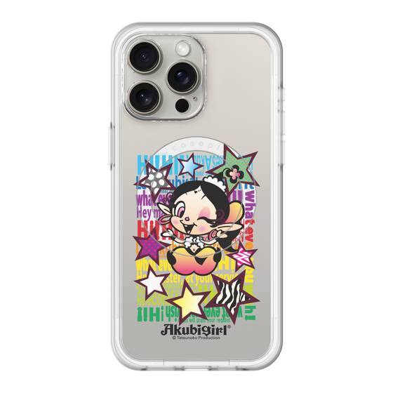スリムプロテクションプレミアムケース with MagSafe［ アクビガール - スター ］