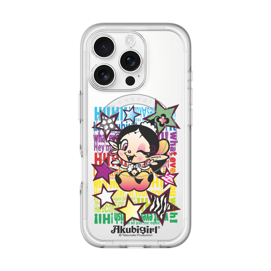 スリムプロテクションプレミアムケース with MagSafe［ アクビガール - スター ］