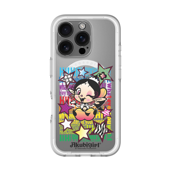 スリムプロテクションプレミアムケース with MagSafe［ アクビガール - スター ］