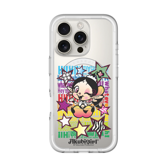 スリムプロテクションプレミアムケース with MagSafe［ アクビガール - スター ］