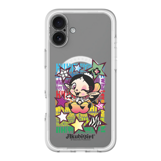 スリムプロテクションプレミアムケース with MagSafe［ アクビガール - スター ］