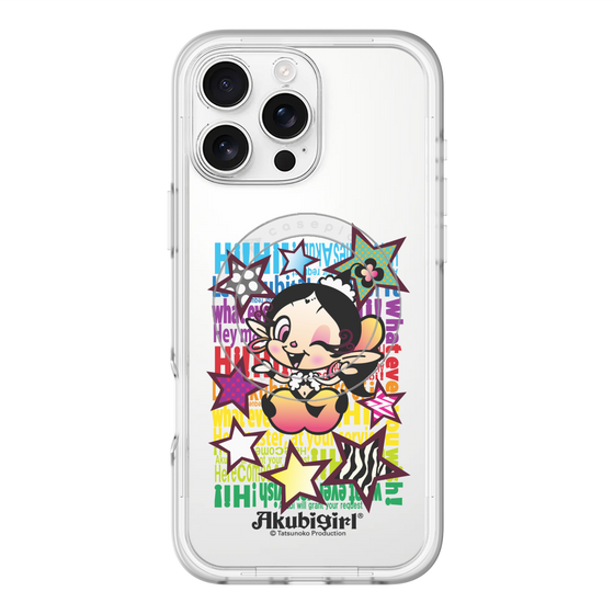 スリムプロテクションプレミアムケース with MagSafe［ アクビガール - スター ］
