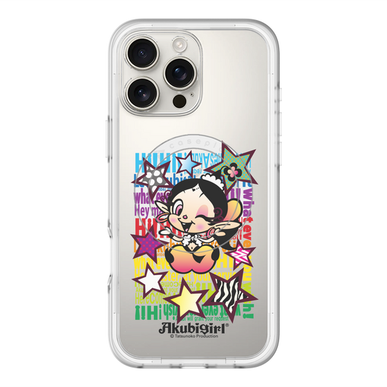 スリムプロテクションプレミアムケース with MagSafe［ アクビガール - スター ］