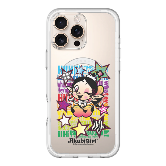 スリムプロテクションプレミアムケース with MagSafe［ アクビガール - スター ］