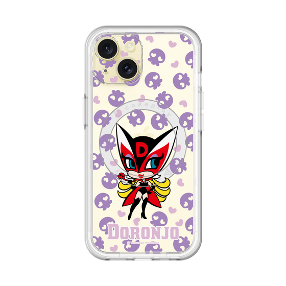 スリムプロテクションプレミアムケース with MagSafe［ ドロンジョ - ミニキャラ - Purple ］
