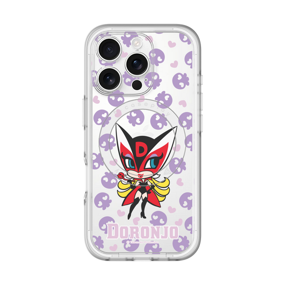 スリムプロテクションプレミアムケース with MagSafe［ ドロンジョ - ミニキャラ - Purple ］