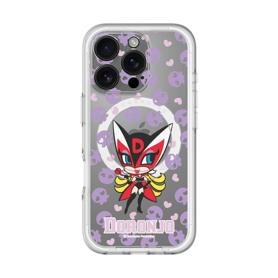 スリムプロテクションプレミアムケース with MagSafe［ ドロンジョ - ミニキャラ - Purple ］
