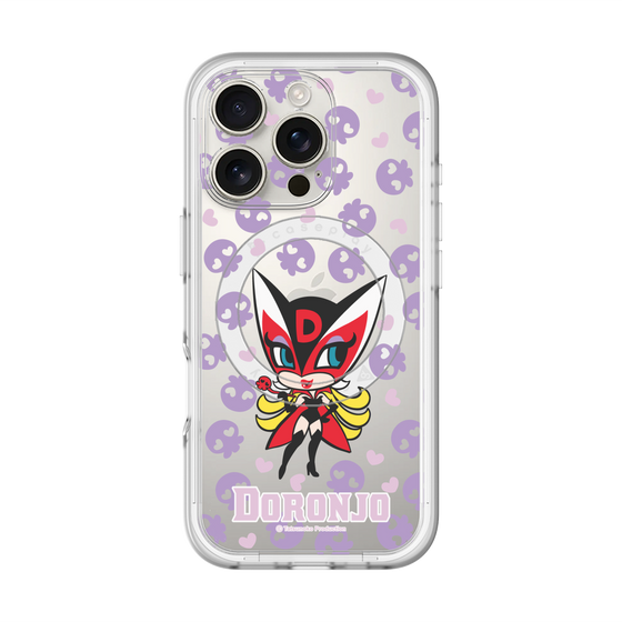 スリムプロテクションプレミアムケース with MagSafe［ ドロンジョ - ミニキャラ - Purple ］