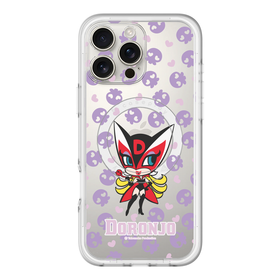 スリムプロテクションプレミアムケース with MagSafe［ ドロンジョ - ミニキャラ - Purple ］