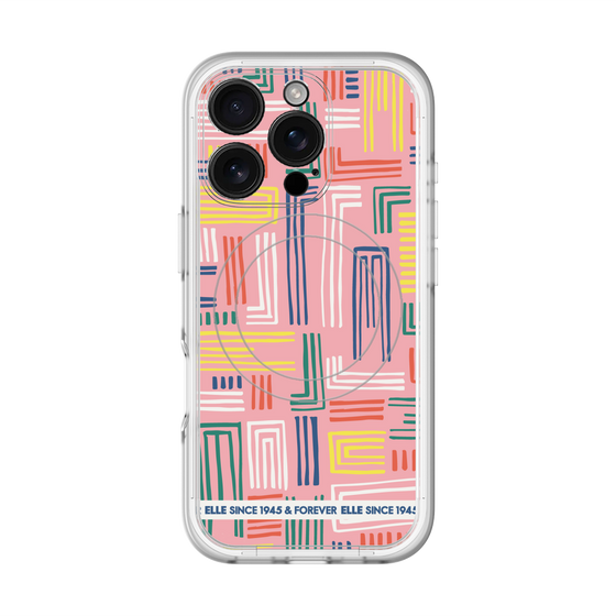 スリムプロテクションプレミアムケース with MagSafe［ ELLE - カラフル ］