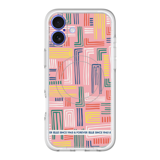 スリムプロテクションプレミアムケース with MagSafe［ ELLE - カラフル ］