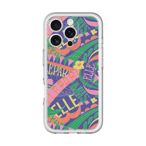 スリムプロテクションプレミアムケース with MagSafe［ ELLE - ナチュラル ］
