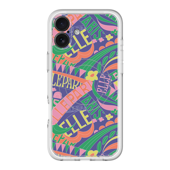 スリムプロテクションプレミアムケース with MagSafe［ ELLE - ナチュラル ］
