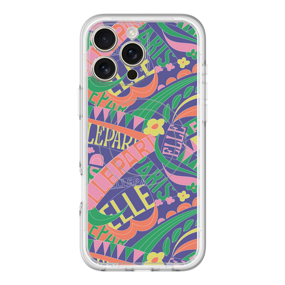 スリムプロテクションプレミアムケース with MagSafe［ ELLE - ナチュラル ］