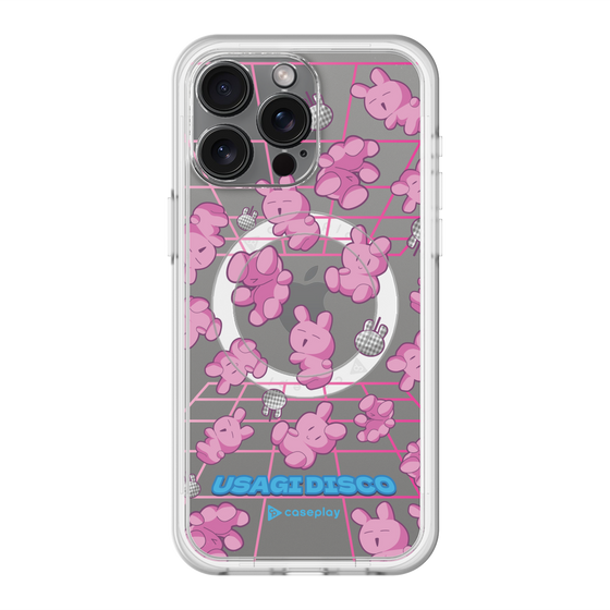 スリムプロテクションプレミアムケース with MagSafe［ オリジナル - うさぎディスコ ］