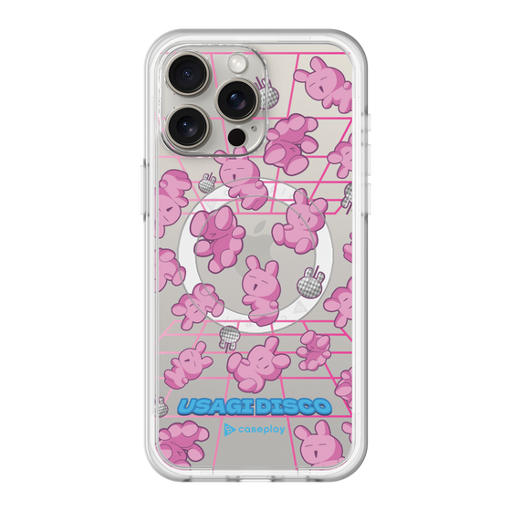 スリムプロテクションプレミアムケース with MagSafe［ オリジナル - うさぎディスコ ］
