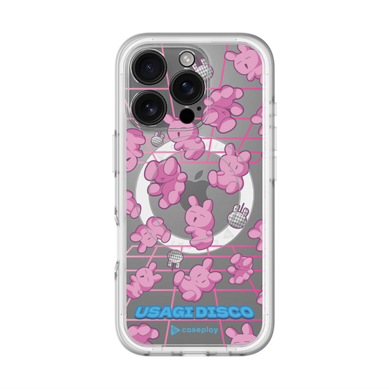 スリムプロテクションプレミアムケース with MagSafe［ オリジナル - うさぎディスコ ］