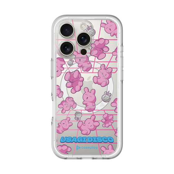 スリムプロテクションプレミアムケース with MagSafe［ オリジナル - うさぎディスコ ］