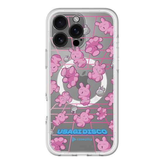スリムプロテクションプレミアムケース with MagSafe［ オリジナル - うさぎディスコ ］