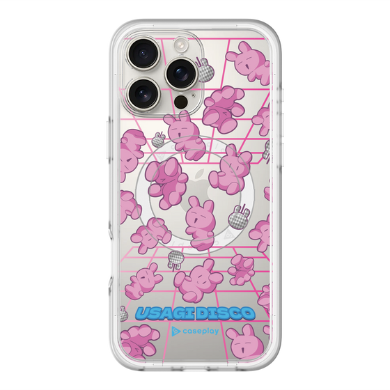 スリムプロテクションプレミアムケース with MagSafe［ オリジナル - うさぎディスコ ］