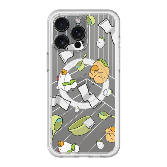 スリムプロテクションプレミアムケース with MagSafe［ オリジナル - とりサウナ ］
