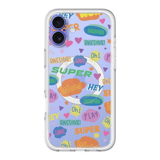 スリムプロテクションプレミアムケース with MagSafe［ オリジナル - カラフルモジ ］