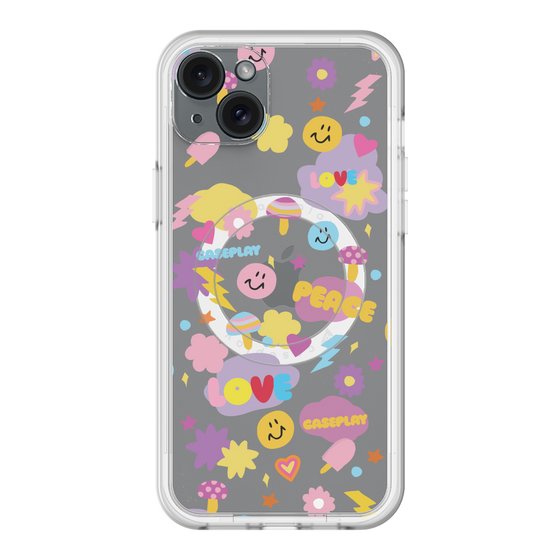 スリムプロテクションプレミアムケース with MagSafe［ オリジナル - LOVE & PEACE ］