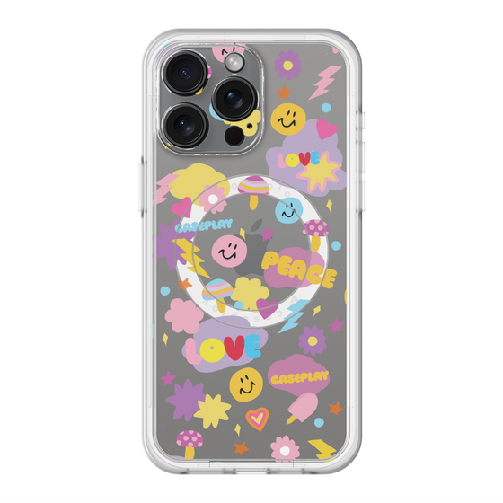 スリムプロテクションプレミアムケース with MagSafe［ オリジナル - LOVE & PEACE ］