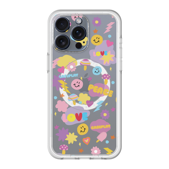 スリムプロテクションプレミアムケース with MagSafe［ オリジナル - LOVE & PEACE ］