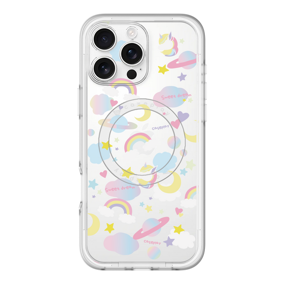 スリムプロテクションプレミアムケース with MagSafe［ オリジナル - オヤスミ ］