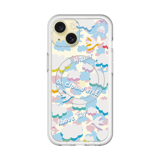 スリムプロテクションプレミアムケース with MagSafe［ オリジナル - クラウド ］