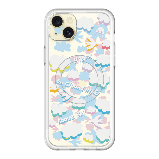 スリムプロテクションプレミアムケース with MagSafe［ オリジナル - クラウド ］
