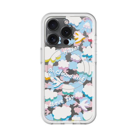 スリムプロテクションプレミアムケース with MagSafe［ オリジナル - クラウド ］
