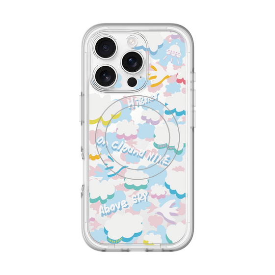 スリムプロテクションプレミアムケース with MagSafe［ オリジナル - クラウド ］