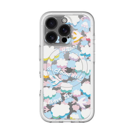 スリムプロテクションプレミアムケース with MagSafe［ オリジナル - クラウド ］