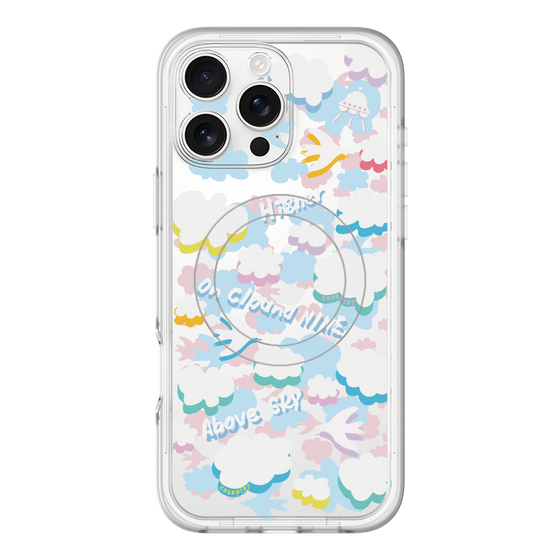 スリムプロテクションプレミアムケース with MagSafe［ オリジナル - クラウド ］