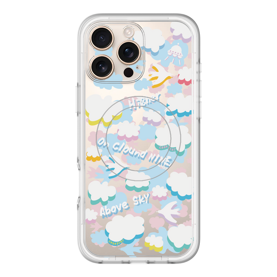 スリムプロテクションプレミアムケース with MagSafe［ オリジナル - クラウド ］