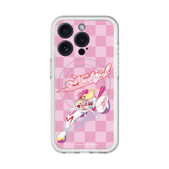 スリムプロテクションプレミアムケース with MagSafe［ マッハガール - チェック ］