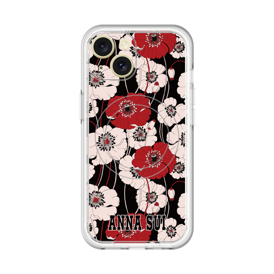 スリムプロテクションプレミアムケース with MagSafe［ ANNA SUI - ポピー ］
