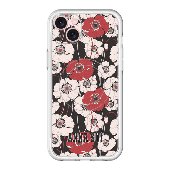 スリムプロテクションプレミアムケース with MagSafe［ ANNA SUI - ポピー ］