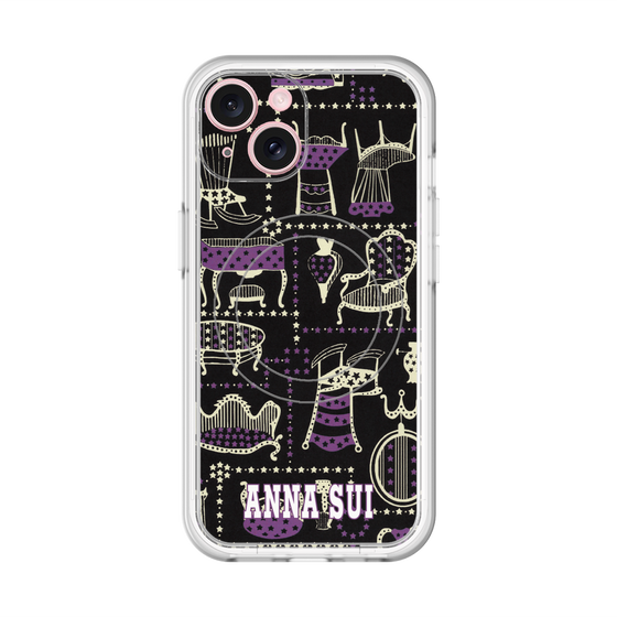 スリムプロテクションプレミアムケース with MagSafe［ ANNA SUI - チェア ］