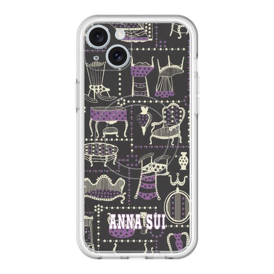 スリムプロテクションプレミアムケース with MagSafe［ ANNA SUI - チェア ］