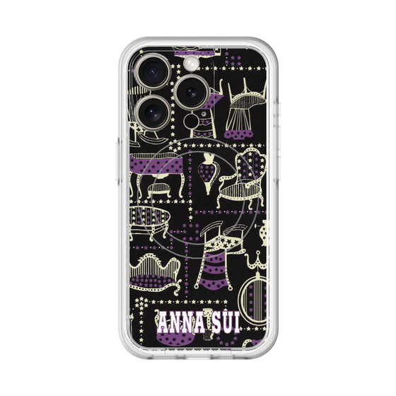 スリムプロテクションプレミアムケース with MagSafe［ ANNA SUI - チェア ］