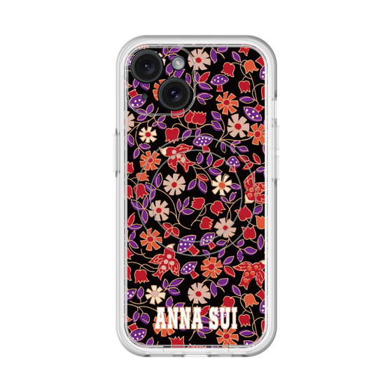スリムプロテクションプレミアムケース with MagSafe［ ANNA SUI - ワイルドフラワー ］