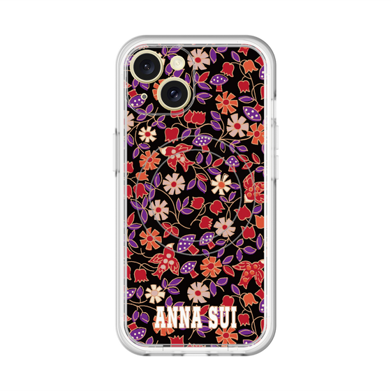 スリムプロテクションプレミアムケース with MagSafe［ ANNA SUI - ワイルドフラワー ］