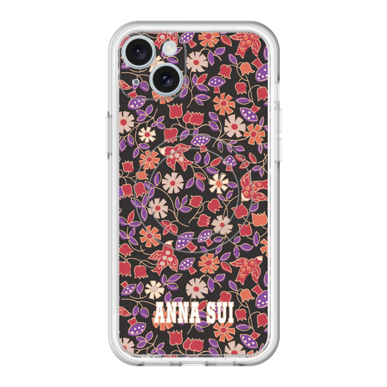 スリムプロテクションプレミアムケース with MagSafe［ ANNA SUI - ワイルドフラワー ］