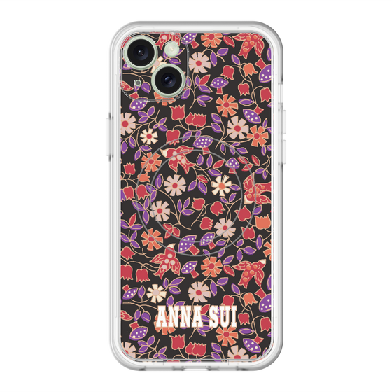 スリムプロテクションプレミアムケース with MagSafe［ ANNA SUI - ワイルドフラワー ］