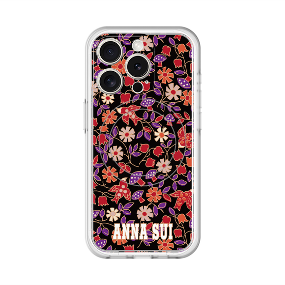 スリムプロテクションプレミアムケース with MagSafe［ ANNA SUI - ワイルドフラワー ］