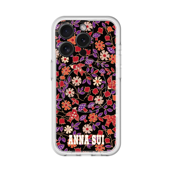 スリムプロテクションプレミアムケース with MagSafe［ ANNA SUI - ワイルドフラワー ］
